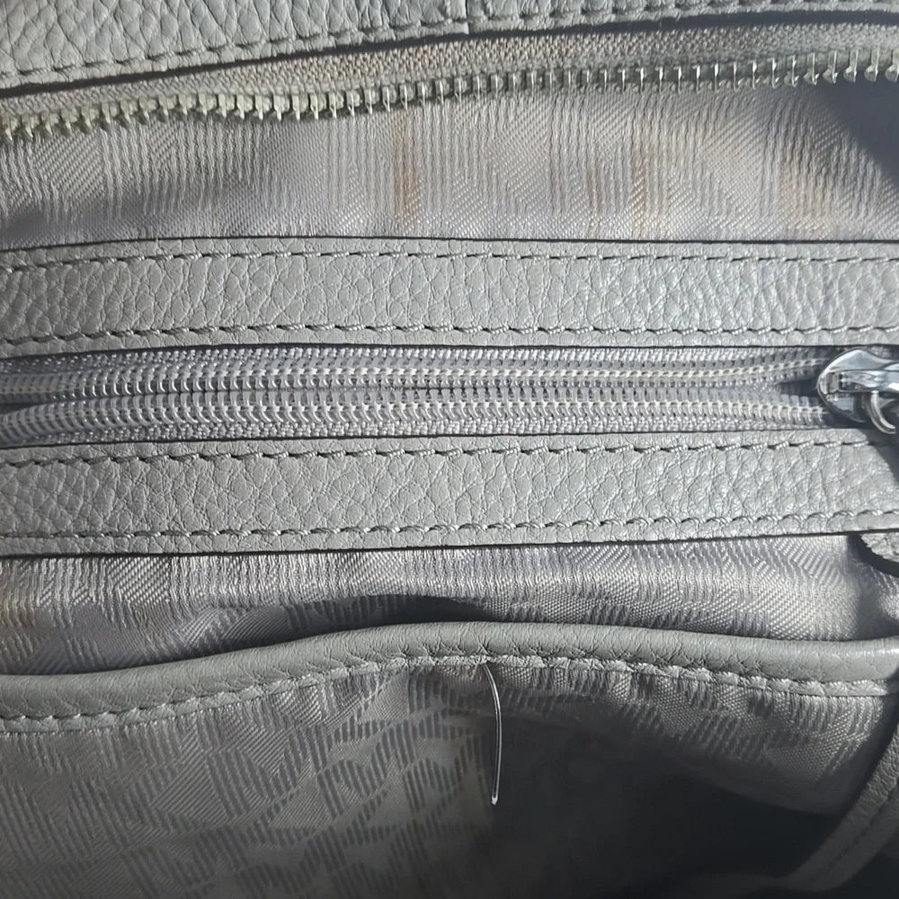 Michael Kors Gray Studded Backpack